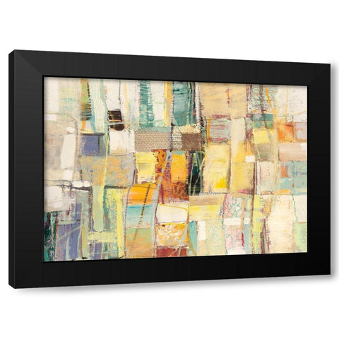 Colori di Primavera Black Modern Wood Framed Art Print by Lucas