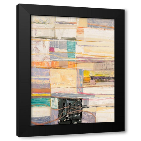Sphera Black Modern Wood Framed Art Print with Double Matting by Lucas