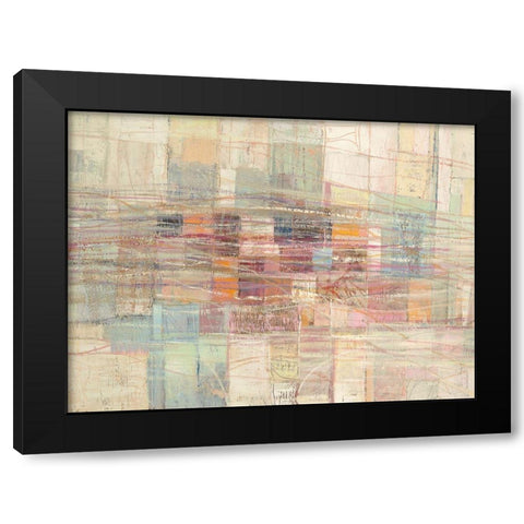 Citta lontana Black Modern Wood Framed Art Print by Lucas