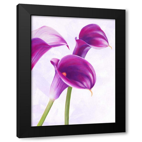 Duet II Black Modern Wood Framed Art Print by Villa, Luca