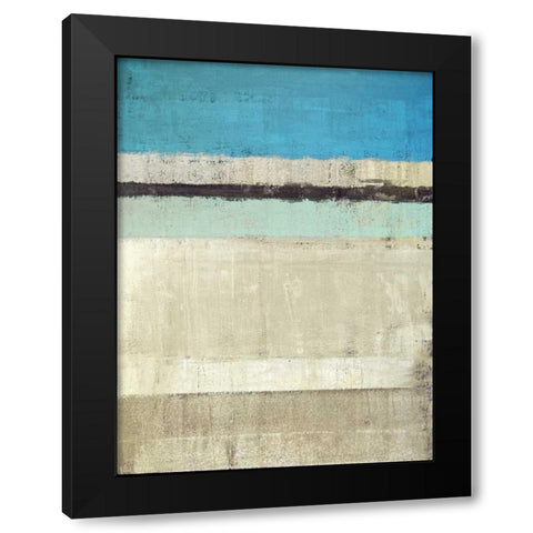 Horizon #1 Black Modern Wood Framed Art Print by Maun, Ludwig
