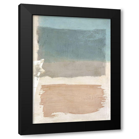 Libra II Black Modern Wood Framed Art Print with Double Matting by Maun, Ludwig