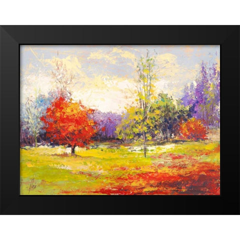 Colori d autunno Black Modern Wood Framed Art Print by Florio, Luigi