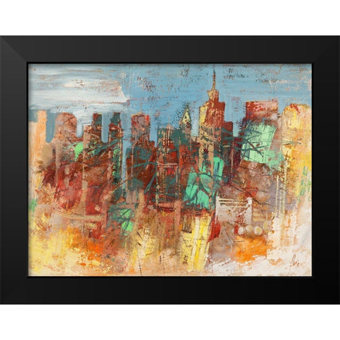 Citta nascosta Black Modern Wood Framed Art Print by Florio, Luigi