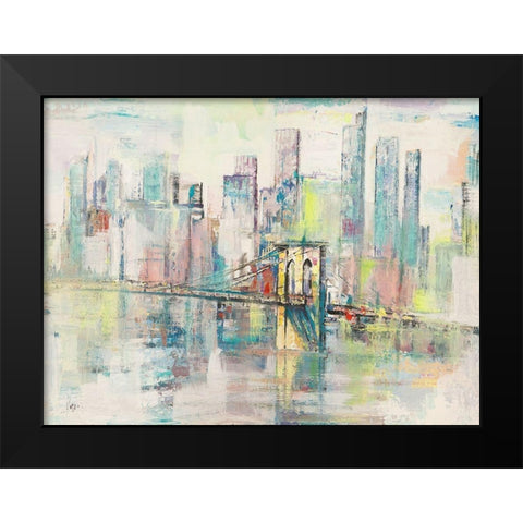 Mattino a Manhattan Black Modern Wood Framed Art Print by Florio, Luigi