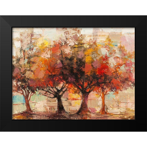 Foresta incantata Black Modern Wood Framed Art Print by Florio, Luigi