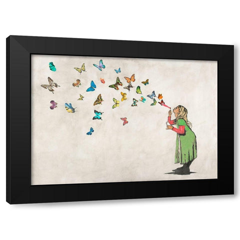 A thing of beauty... Black Modern Wood Framed Art Print by Masterfunk Collective