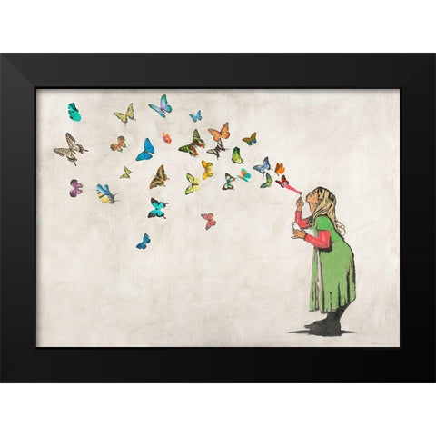 A thing of beauty... Black Modern Wood Framed Art Print by Masterfunk Collective