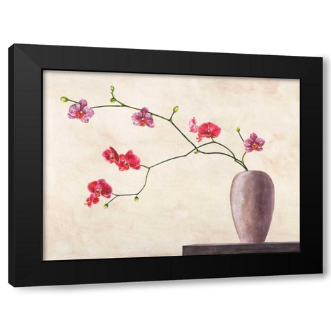 Balance Black Modern Wood Framed Art Print by Mills, Shin