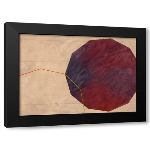 Forma I Black Modern Wood Framed Art Print by Novello, Patrizia