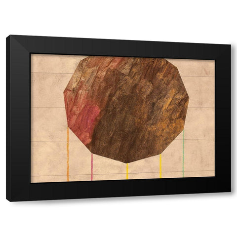 Forma II Black Modern Wood Framed Art Print by Novello, Patrizia