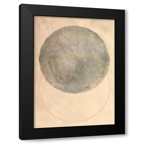 Morfi I Black Modern Wood Framed Art Print with Double Matting by Novello, Patrizia