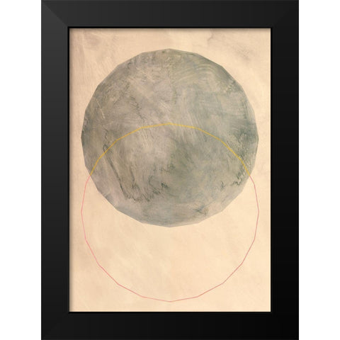 Morfi I Black Modern Wood Framed Art Print by Novello, Patrizia