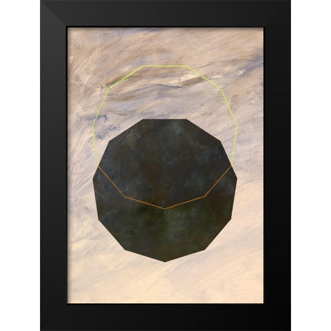 Morfi II Black Modern Wood Framed Art Print by Novello, Patrizia