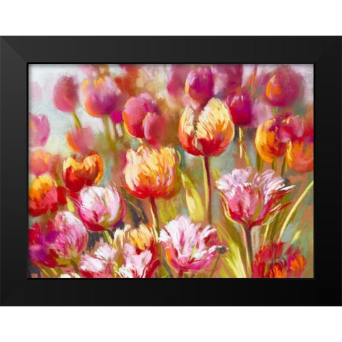 My oh My (detail) Black Modern Wood Framed Art Print by Whatmore, Nel