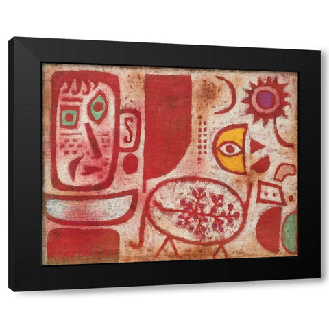 Rausch Black Modern Wood Framed Art Print by Paul, Klee