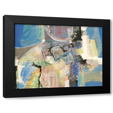 Ancora presenti Black Modern Wood Framed Art Print with Double Matting by Piovan, Maurizio