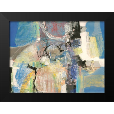 Ancora presenti Black Modern Wood Framed Art Print by Piovan, Maurizio