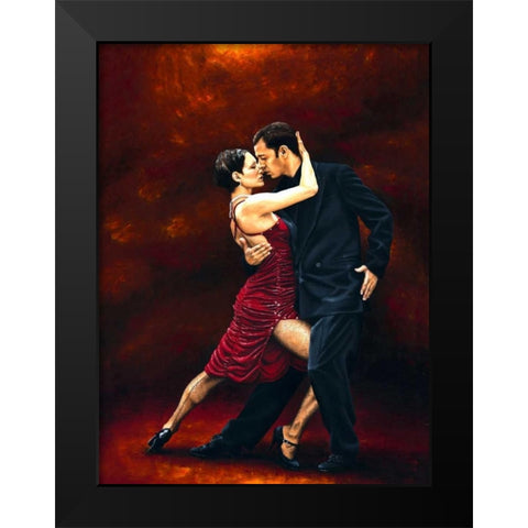 That Tango Moment Black Modern Wood Framed Art Print by Young, Richard