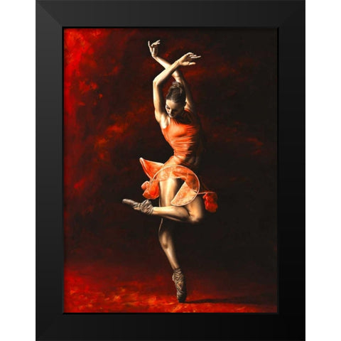 The Passion of Dance Black Modern Wood Framed Art Print by Young, Richard