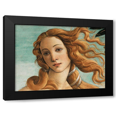 Nascita di Venere Black Modern Wood Framed Art Print by Botticelli, Sandro