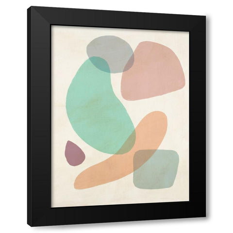 Peek-a-Boo Black Modern Wood Framed Art Print by Dorn, Sven