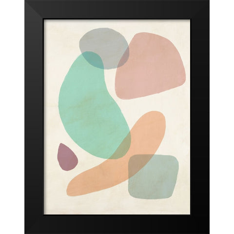 Peek-a-Boo Black Modern Wood Framed Art Print by Dorn, Sven