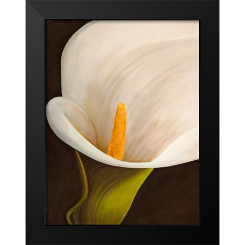 Calla moderna II Black Modern Wood Framed Art Print by Biffi, Serena