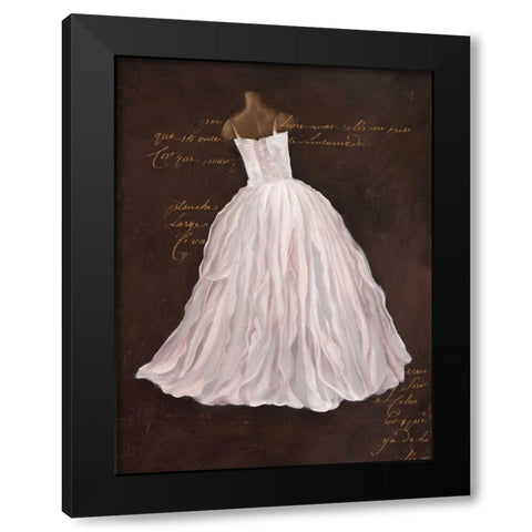 Dressed in White I Black Modern Wood Framed Art Print by Cairoli, Stefano