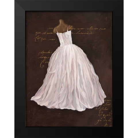 Dressed in White I Black Modern Wood Framed Art Print by Cairoli, Stefano