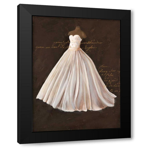 Dressed in White II Black Modern Wood Framed Art Print with Double Matting by Cairoli, Stefano