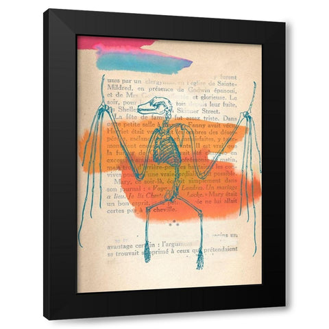 Memories of the Wild II Black Modern Wood Framed Art Print with Double Matting by Stef, Lamanche