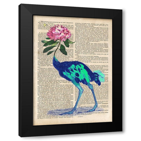 A Pleasant Surprise II Black Modern Wood Framed Art Print by Lamanche, Stef