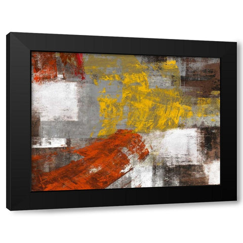 Summer Breeze Black Modern Wood Framed Art Print with Double Matting by Stone, Jim