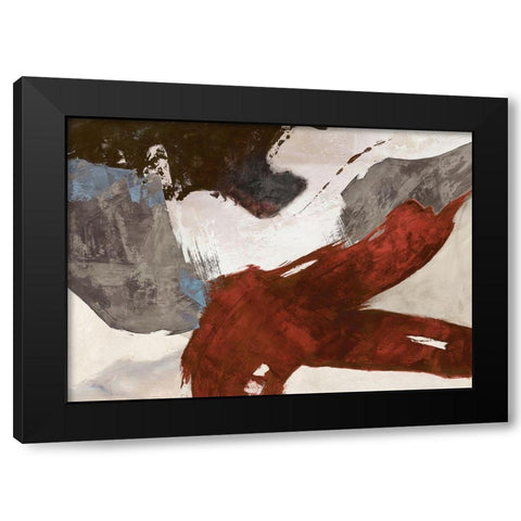 Elevation Black Modern Wood Framed Art Print with Double Matting by Jim, Stone