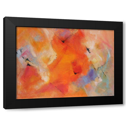 Emozioni colorate Black Modern Wood Framed Art Print with Double Matting by Marzari, Tebo