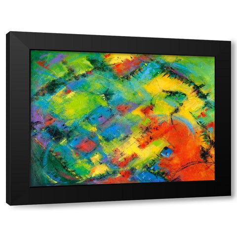 Immagini di viaggi Black Modern Wood Framed Art Print by Marzari, Tebo