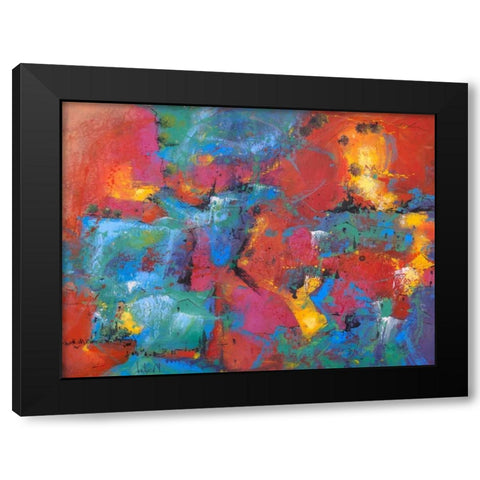 Pensieri sfuocati Black Modern Wood Framed Art Print by Marzari, Tebo