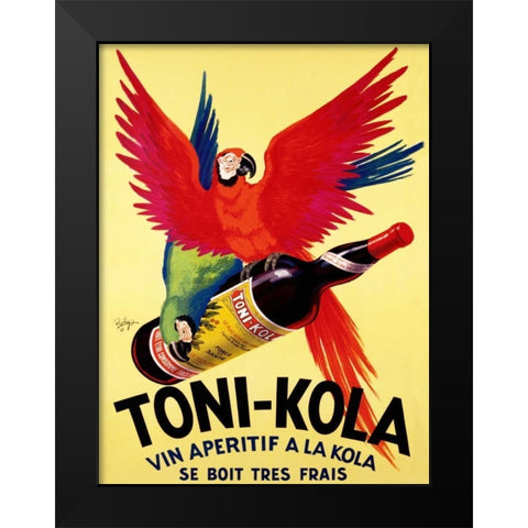 Toni Kola Black Modern Wood Framed Art Print by Robys