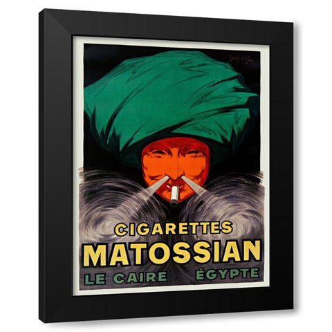 Cigarettes Matossian Black Modern Wood Framed Art Print by Dylen, Jean