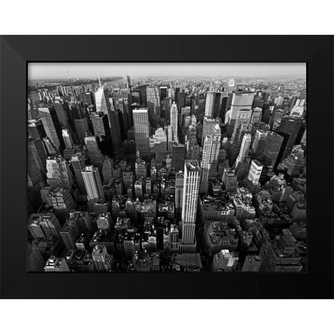 Midtown Manhattan, NYC Black Modern Wood Framed Art Print by Ratsenskiy, Vadim