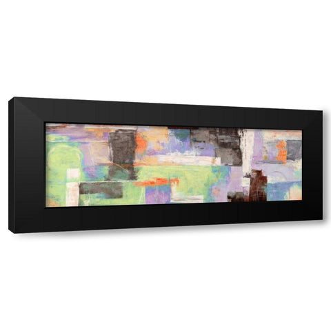 The Island Black Modern Wood Framed Art Print by Aprile, Alessio