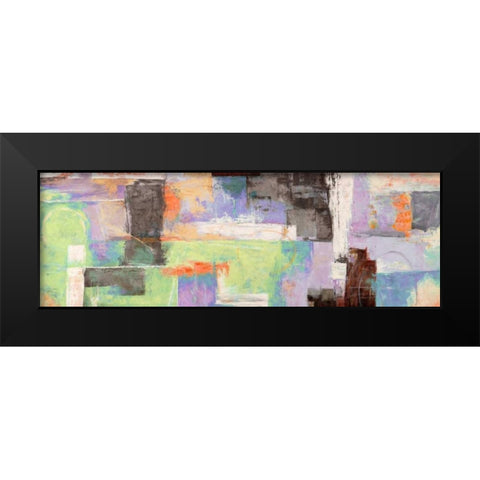 The Island Black Modern Wood Framed Art Print by Aprile, Alessio