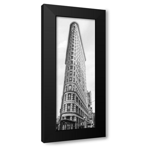 Flatiron Building, NYC Black Modern Wood Framed Art Print by Anonymous