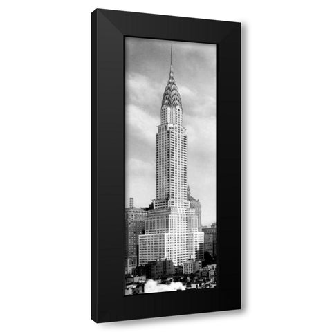 Chrysler Building, NYC Black Modern Wood Framed Art Print with Double Matting by Anonymous