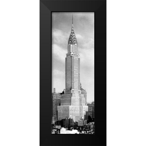 Chrysler Building, NYC Black Modern Wood Framed Art Print by Anonymous