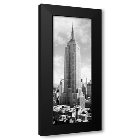 Empire State Building, NYC Black Modern Wood Framed Art Print with Double Matting by Anonymous