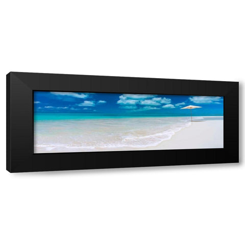 Tropical beach in Cayo Largo, Cuba Black Modern Wood Framed Art Print with Double Matting by Anonymous