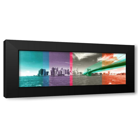 Attitude of a City Black Modern Wood Framed Art Print with Double Matting by Big City Photos
