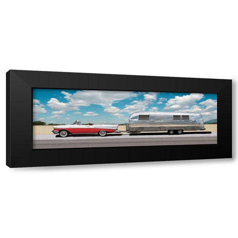 Ready to Go Black Modern Wood Framed Art Print by Gasoline Images